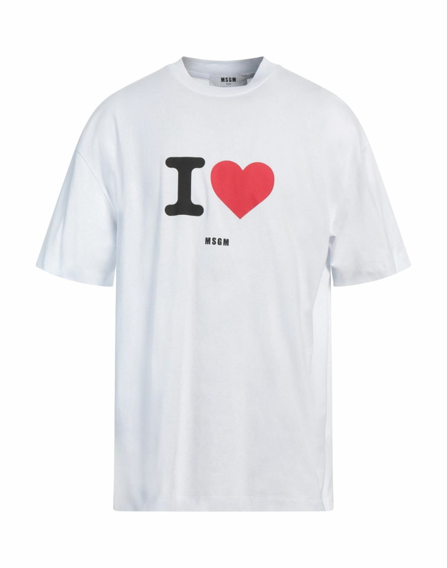 Photo: Msgm Mens T-shirt in White