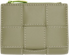Bottega Veneta Green Cassette Small Bi-Fold Wallet