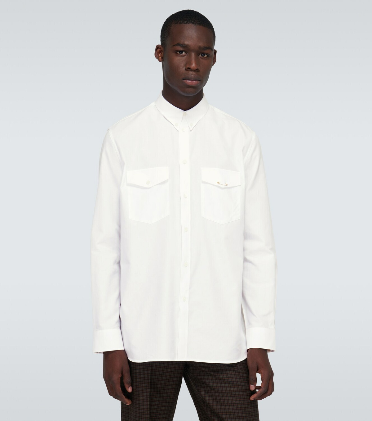 Givenchy - Oxford cotton long-sleeved shirt Givenchy