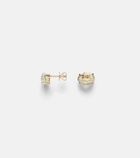 Shay Jewelry 18kt gold earrings with amethyst and diamonds