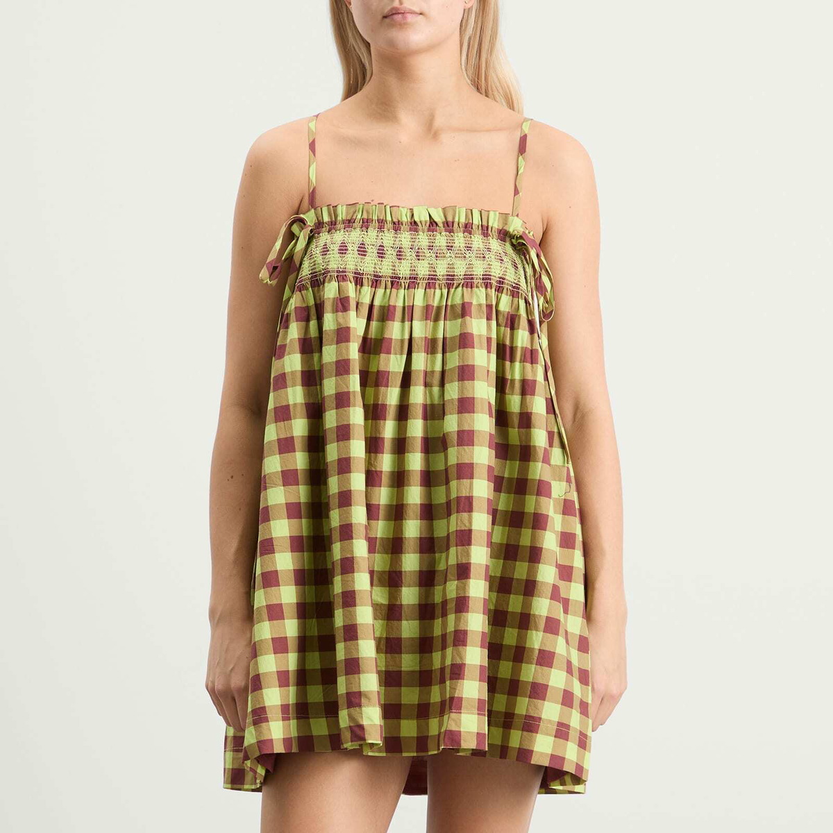 Damson Madder Women's Lilo Mini Dress in Multi