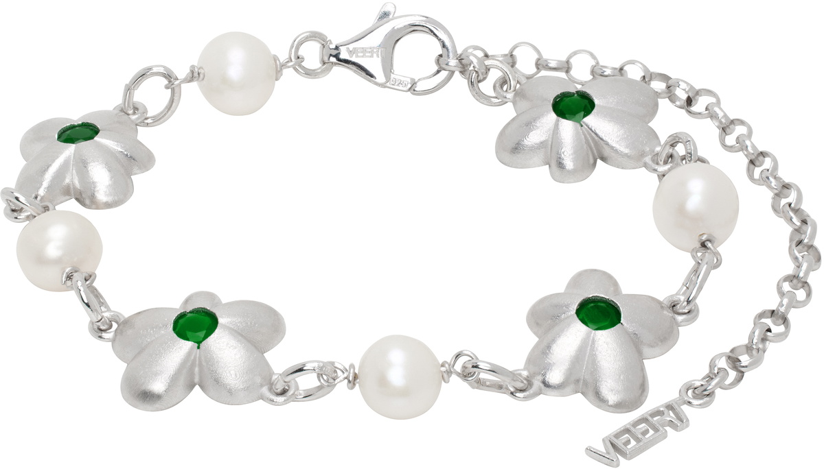 VEERT 'The Trio Flower Pearl' Bracelet VEERT