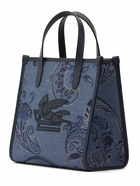 ETRO Small Love Trotter Denim Jacquard Bag