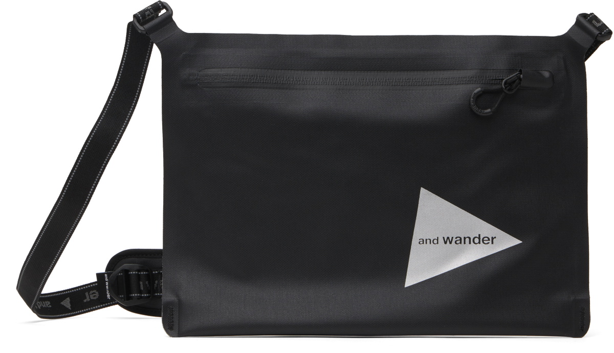 and wander Black Waterproof Bag