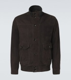 Brioni Suede bomber jacket
