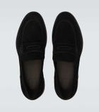 Brioni Suede penny loafers