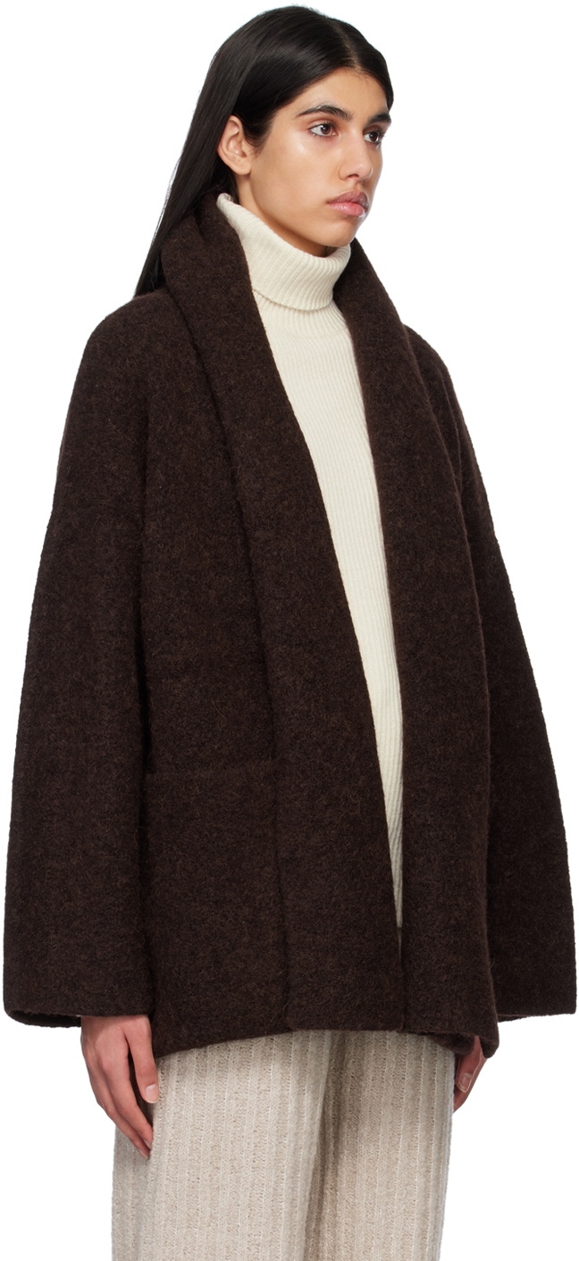 Lauren Manoogian Brown Double Face Coat Lauren Manoogian