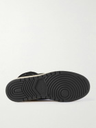 Rhude - Rhecess Logo-Appliquéd Suede High-Top Sneakers - Black