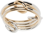 Spinelli Kilcollin Silver & Gold Pisces Ring