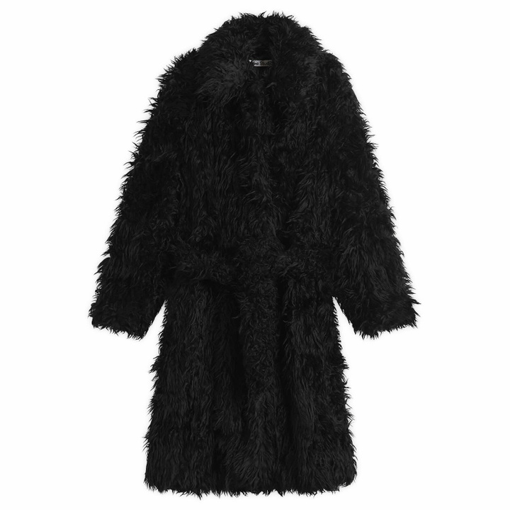 Photo: Acne Studios Women's Oflama Long Messy Faux Fur Coat in Black