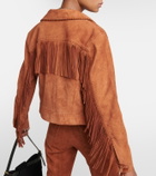 Dodo Bar Or Suede jacket with fringe