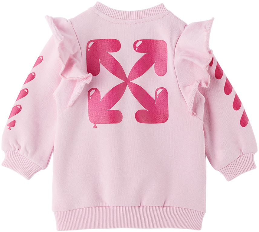 Off White Baby Girls Sweater In Light Pink main image 1