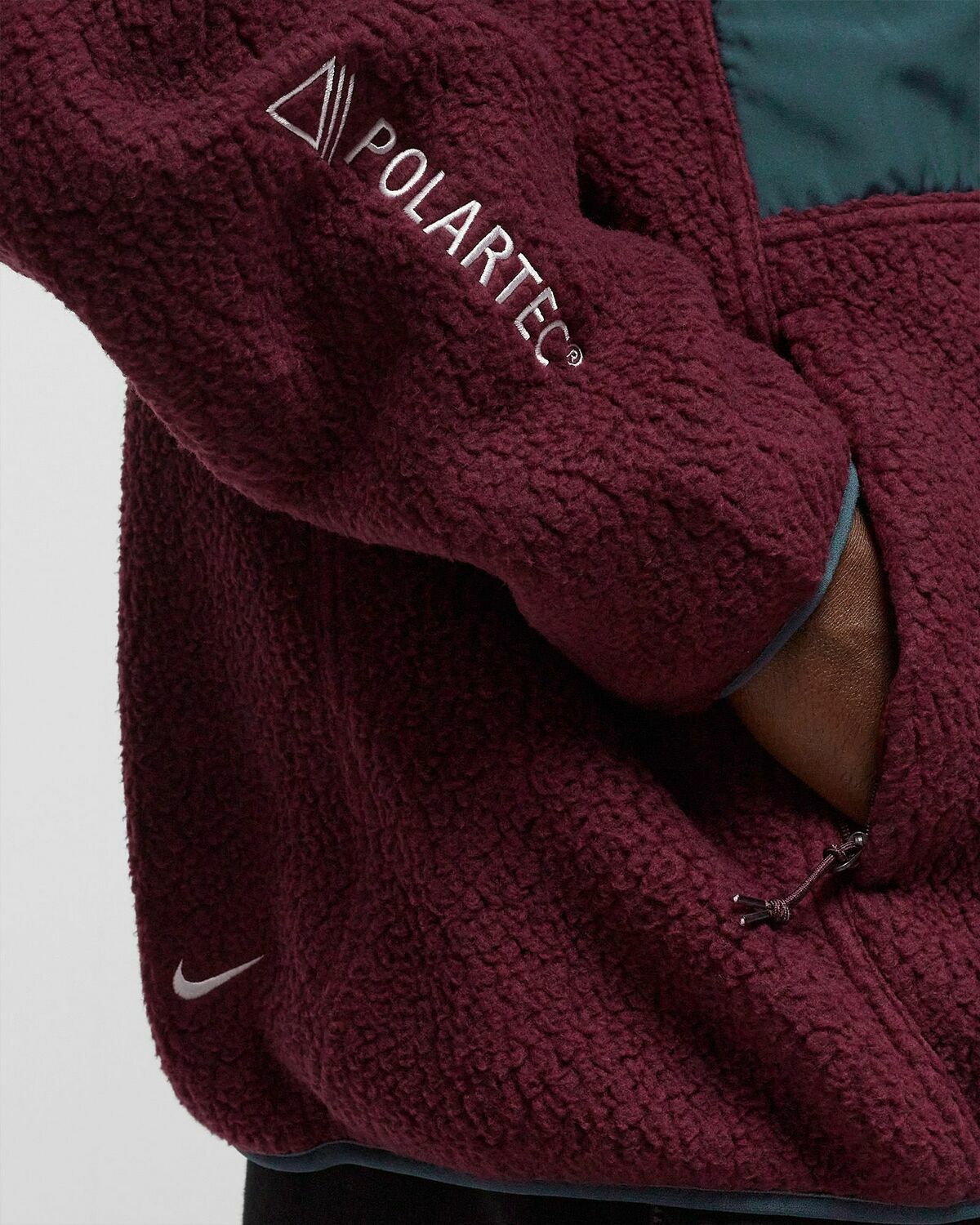 Nike Acg Arctic Wolf Full Zip Top Red Fleece Jackets Nike