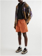 Nike - ACG Straight-Leg Logo-Embroidered Belted Nylon Shorts - Orange