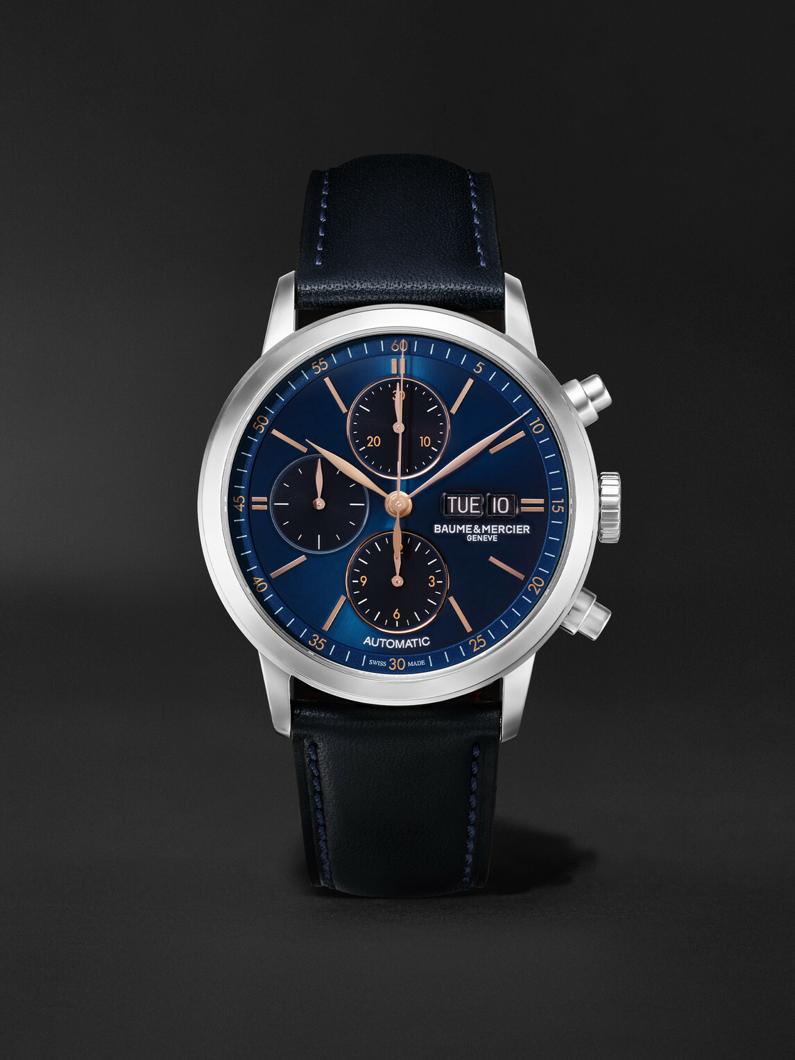 Baume & Mercier - Classima Automatic Chronograph Stainless Steel Watch, Ref. 10781