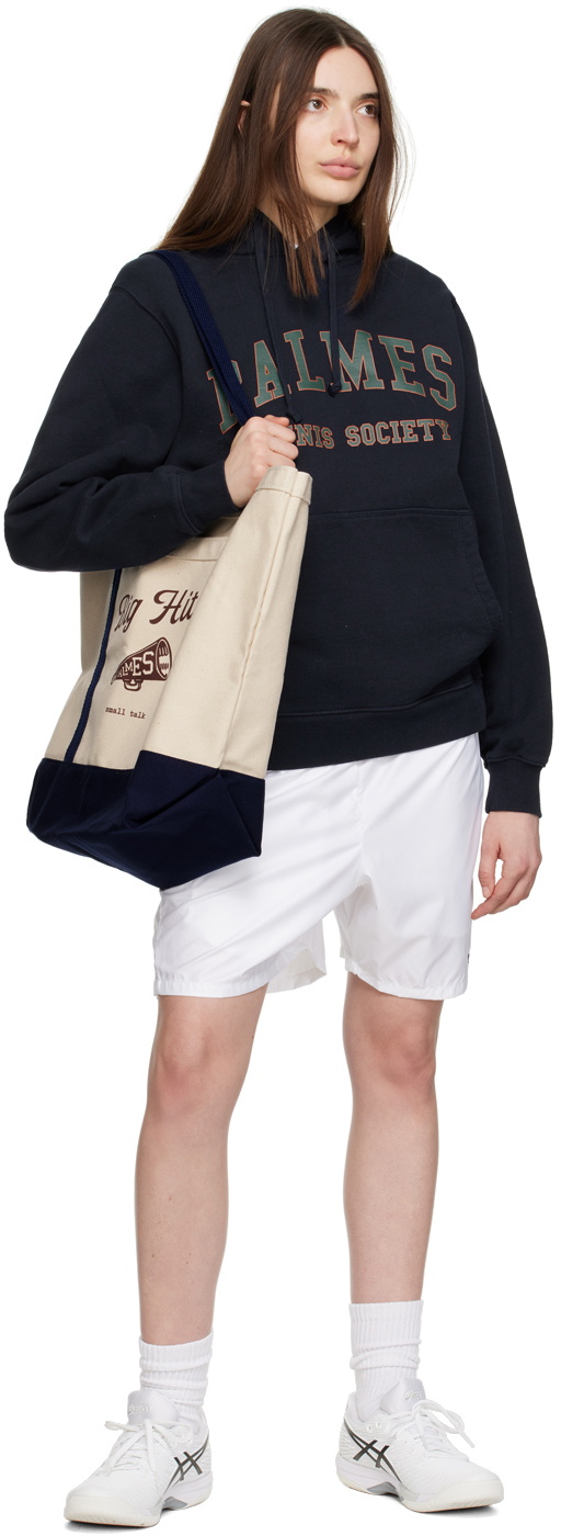 Palmes Navy Mats Hoodie