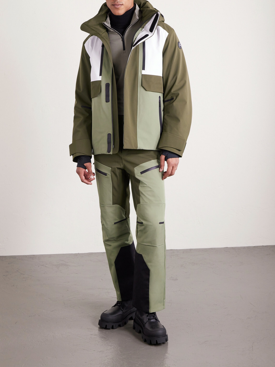 Fusalp - Sidyo Straight-Leg Paneled Padded Ski Pants - Green
