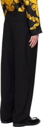 Versace Black Formal Trousers