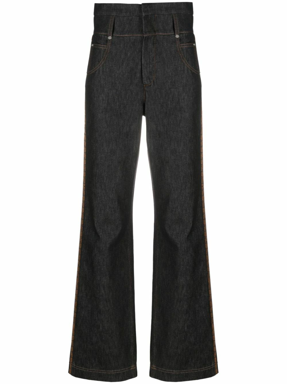 デニム・ジーパン FENDI DENIM WIDE-LEG JEANS Fendi High-rise wide-leg jeans Fendi