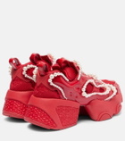 Noir Kei Ninomiya x Reebok embellished platform sneakers