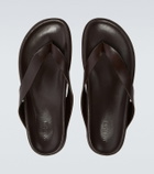 Jacquemus Tatanes leather thong sandals