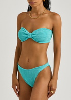 Hunza G Jean Crinkle Bikini - Aqua - One Size