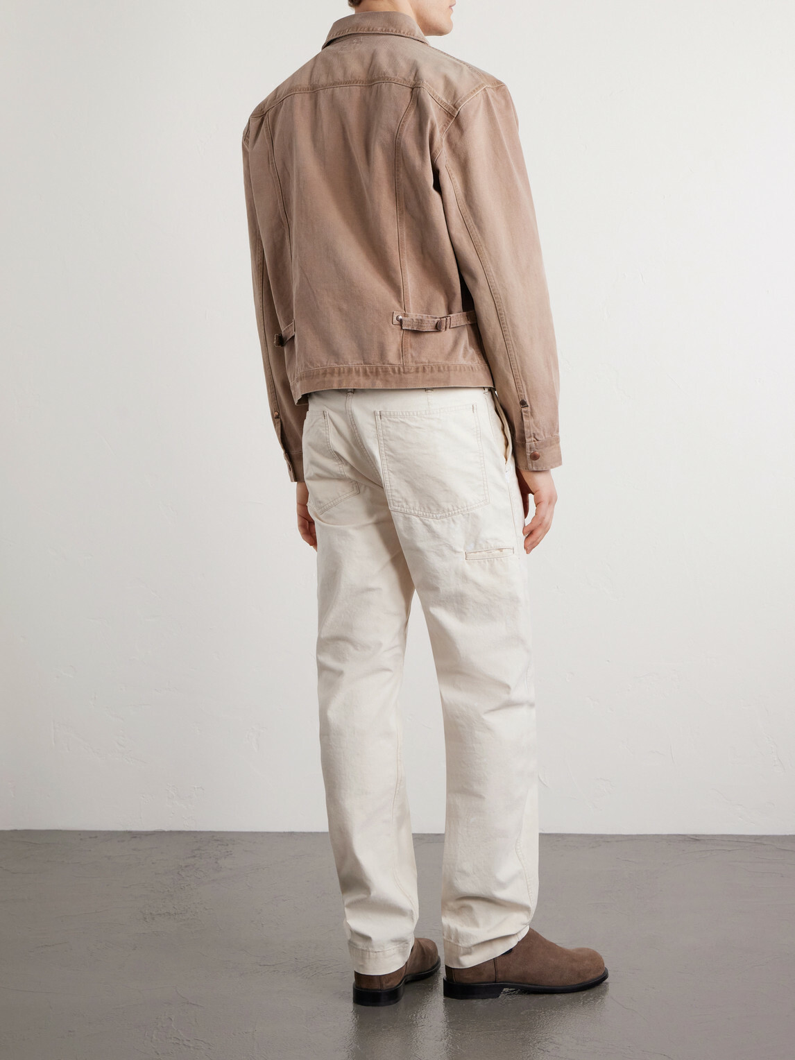 RRL - Cotton-Canvas Trucker Jacket - Red