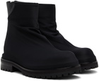 424 Black Zip Boots