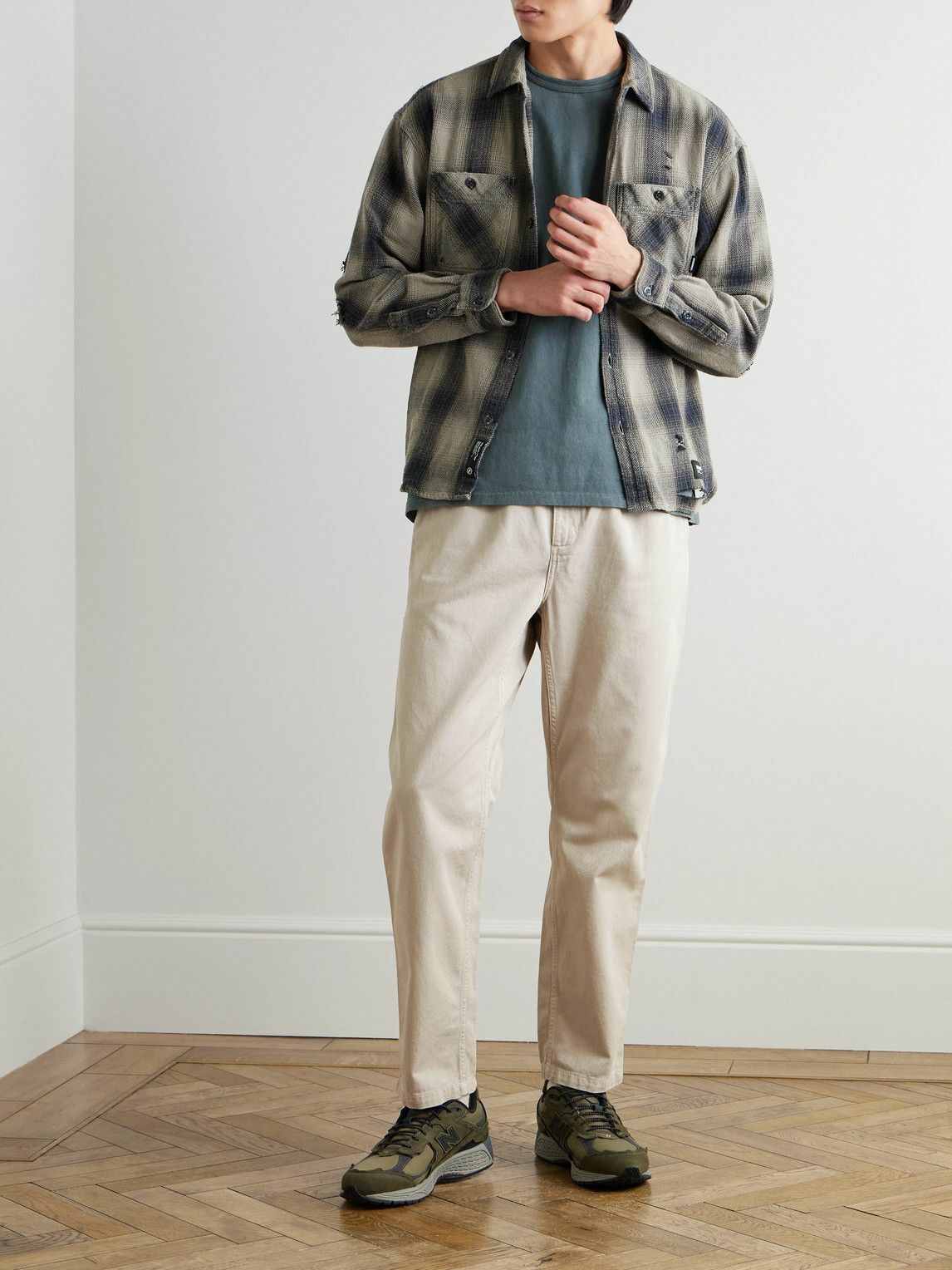 Carhartt WIP - Flint Straight-Leg Garment-Dyed Organic Cotton-Twill Trousers - Neutrals