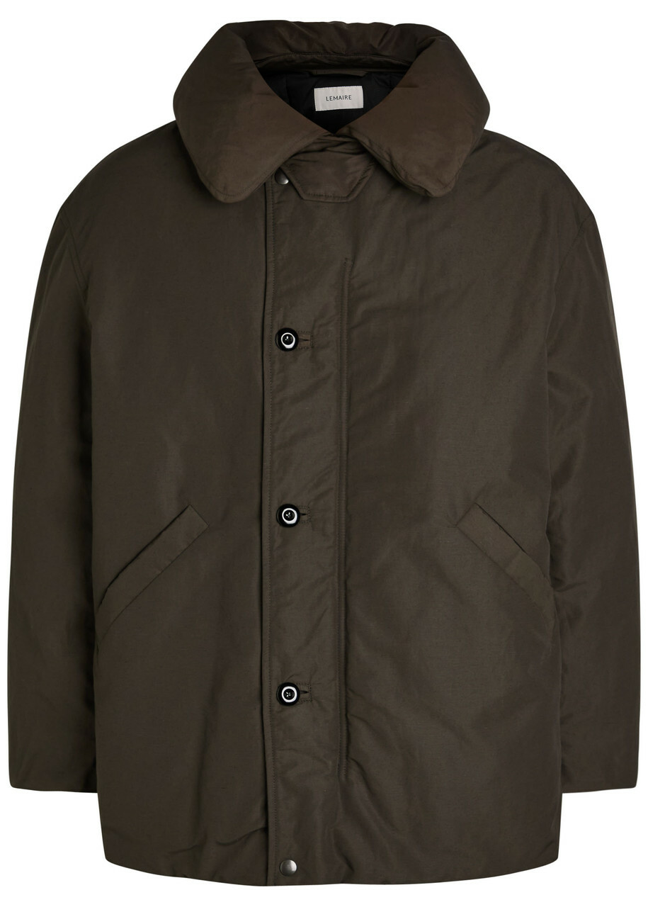 Lemaire Brown Wool Zipped Jacket Lemaire