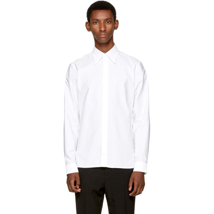 Photo: Acne Studios White Ripon Lux Shirt 