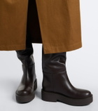 Gianvito Rossi Hiro leather over-the-knee boots