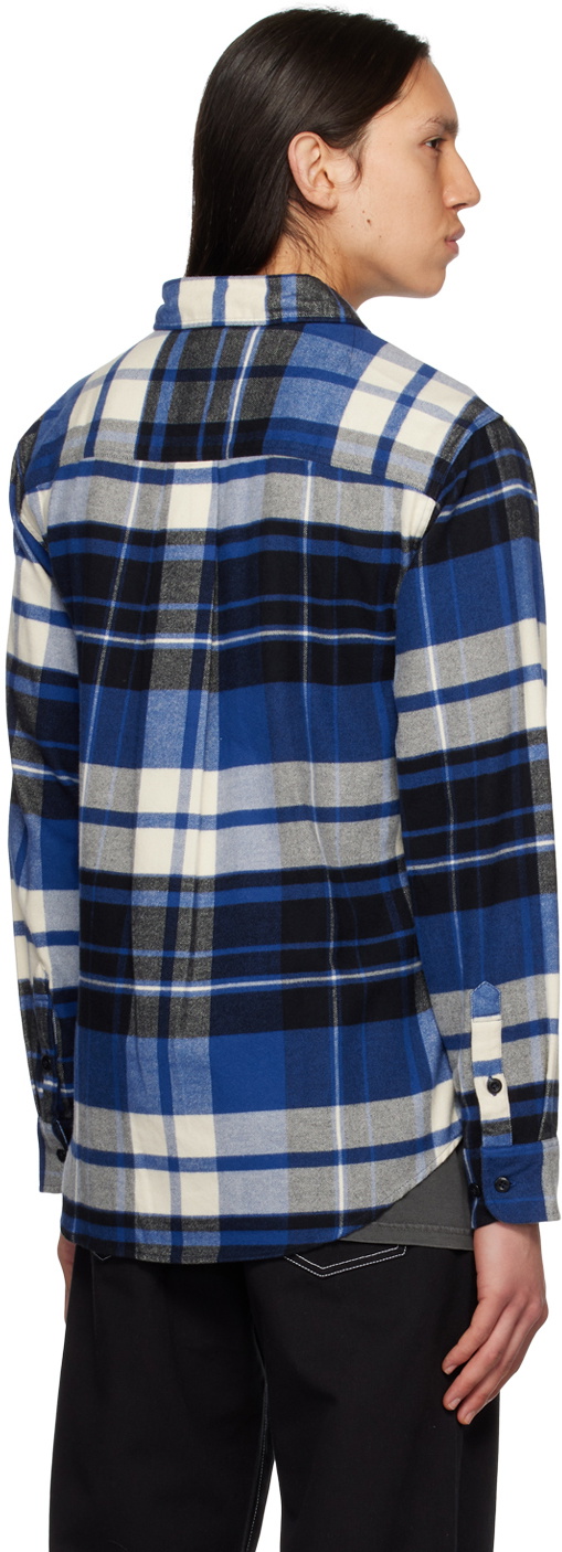 Noah Navy Lightweight Plaid Flannel