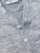 Inis Meáin - Donegal Linen Cardigan - Blue