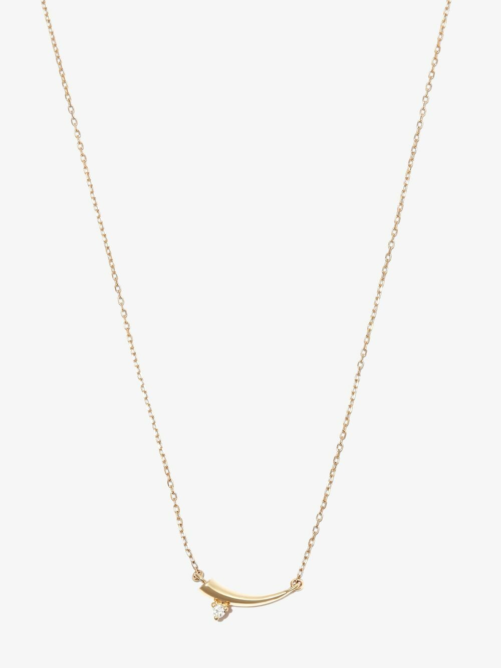 Adina Reyter 14K Yellow Gold Thorn Tiny Diamond Necklace