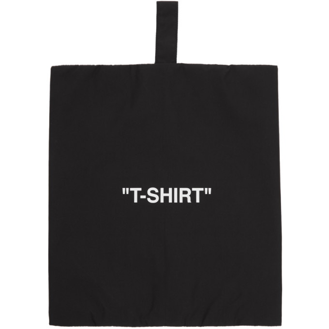 Photo: Off-White Black and White T-Shirt Pouch