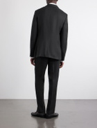 Mr P. - Slim-Fit Linen Tuxedo Jacket - Black