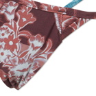 Miaou Women's Amada Swimsuit Bottom in Median Paisley Burgundy