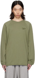 Hed Mayner Green Reebok Edition Long Sleeve T-Shirt