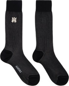 AMIRI Black MA Dress Socks