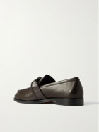 Bottega Veneta - Astaire Knot-Detailed Leather Loafers - Brown
