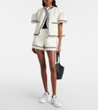 Roger Vivier Viv' Zag leather-trimmed mesh sneakers