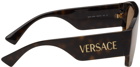 Versace Tortoiseshell Aviator Sunglasses