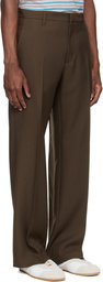 Stockholm (Surfboard) Club Brown Tailored Bootcut Trousers