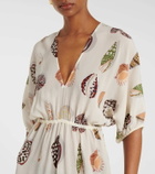 Eres Coffea printed silk maxi dress