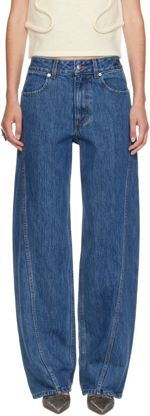 Photo: Eckhaus Latta Blue Bend Jeans