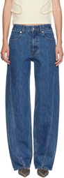 Eckhaus Latta Blue Bend Jeans