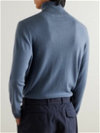 Allude - Cashmere Rollneck Sweater - Blue