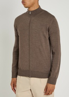 Aurélien Wool Cardigan Taupe