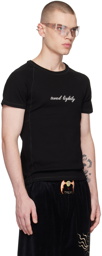 Raga Malak SSENSE Exclusive Black 'Tread Lightly' T-Shirt